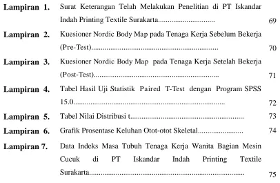 Tabel Hasil Uji Statistik  Paired  T-Test  dengan  Program SPSS 