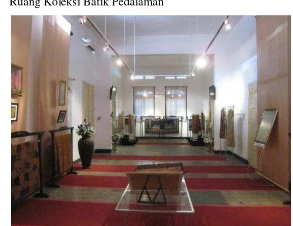 Gambar 2.5: Ruang Koleksi Batik Pedalaman Sumber : Museum BatikPekalongan 