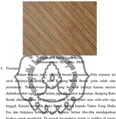 Gambar 4. Batik Udan Riris  