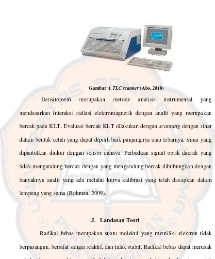 Gambar 4. TLC scanner (Abo, 2010) 