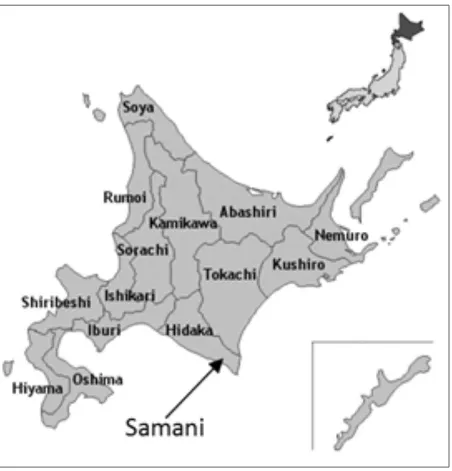 Figure 2. Location of Samani Town (Source: Hokkaido Government, 2013)