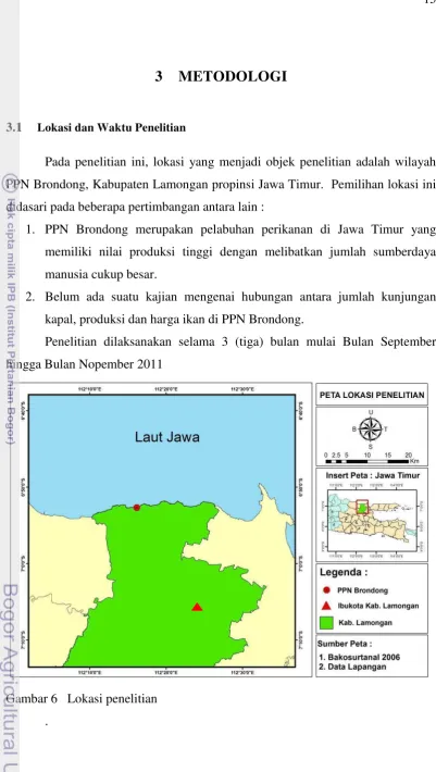 Gambar 6   Lokasi penelitian  