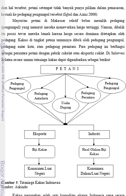 Gambar 5. Tataniaga Kakao Indonesia 