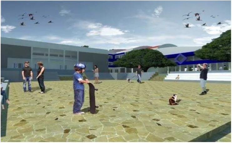 Gambar 6. 4 : Suasana area berkumpul 