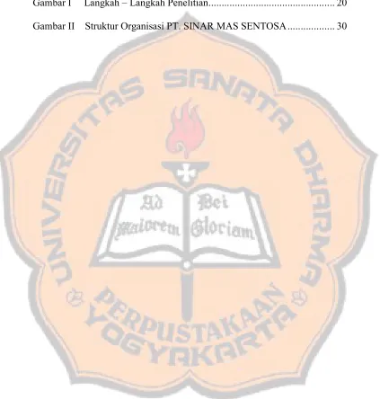 Gambar I     Langkah – Langkah Penelitian ...............................................