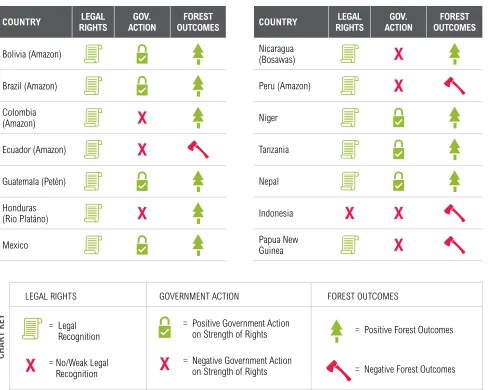 Figure 4  |   Summary of Analysis of How Community Forest Rights and Government Action Impact Forests