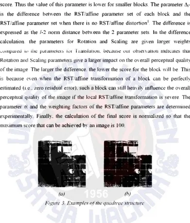 Figure 3. E.-ramples n(the quadtree structure 