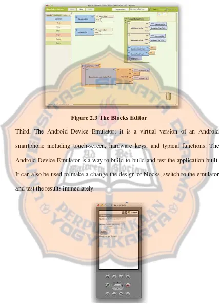 Figure 2.3 The Blocks Editor 