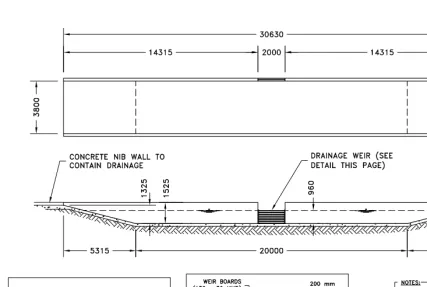 Figure 12 – Typical sedimentation structure