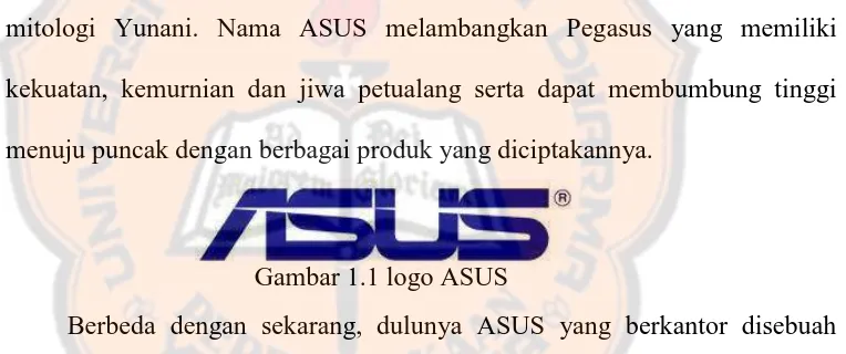 Gambar 1.1 logo ASUS 