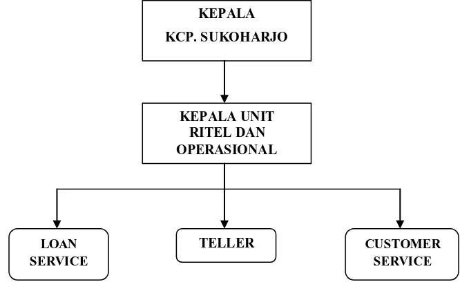 Gambar 3.3 Bagan Struktur Organisasi PT. Bank Tabungan Negara, Tbk 