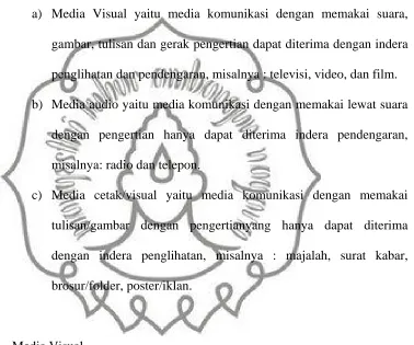 gambar, tulisan dan gerak pengertian dapat diterima dengan indera 