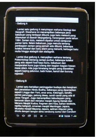 Gambar 1 : Halaman menu 