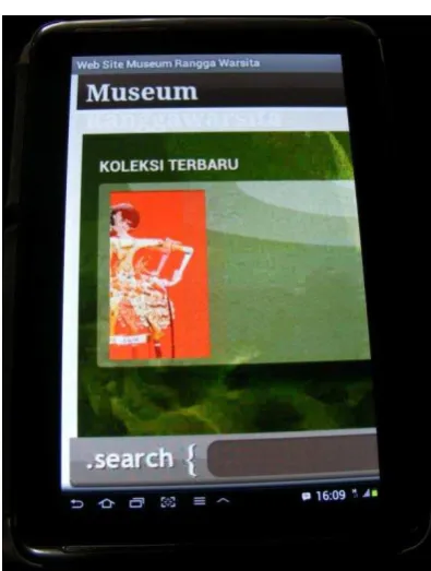 Gambar 9 : Halaman website  