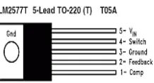 Gambar 2.4. Susunan Pin IC LM2577-Adj[5] 