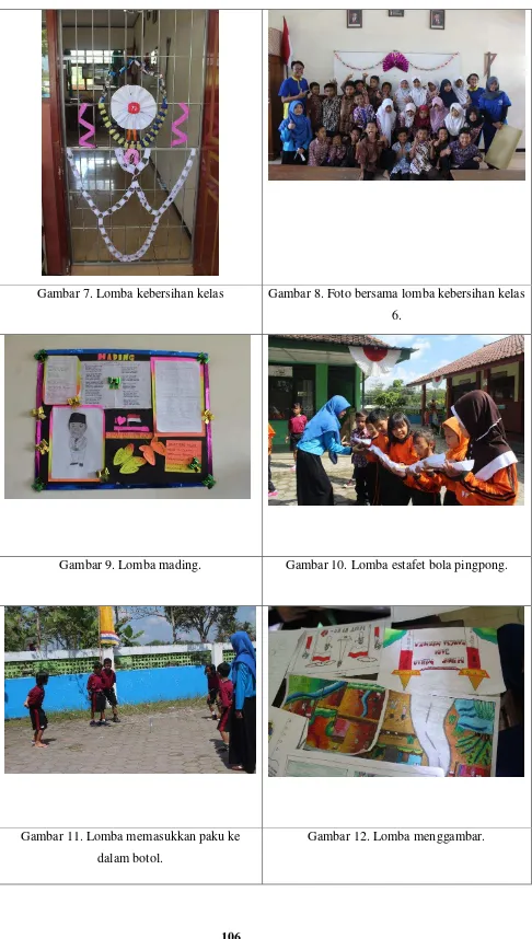 Gambar 7. Lomba kebersihan kelas 