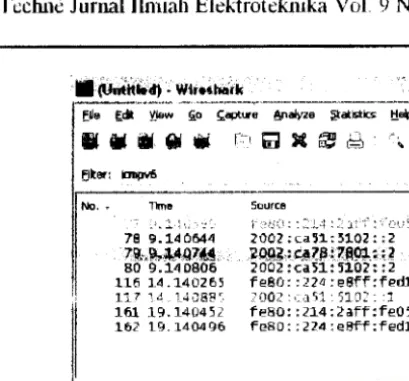 Gambar 7: Paket IP di PC2. 