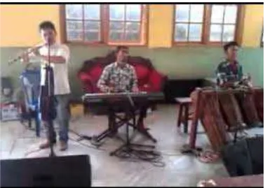 Gambar 7 : Pemain musik di Upacara Adat Perkawinan Batak Toba di Binjai 