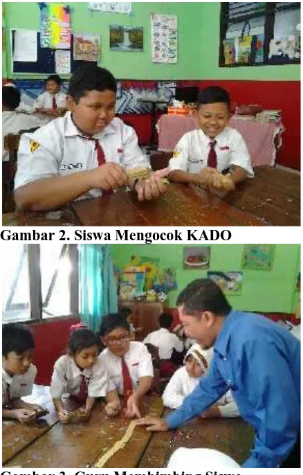 Gambar 2. Siswa Mengocok KADO