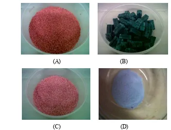 Gambar 4  Rodentisida kronis bromadiolon: (A) Bromadiolon A 0.005%,    