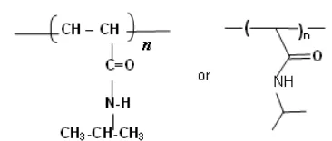 Fig 1. Molecular structure of polyN-isopropylacrylamide