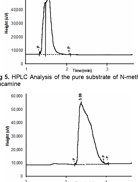 Fig 6. HPLC Analysis of the product of lauroyl-N-methylglucamide