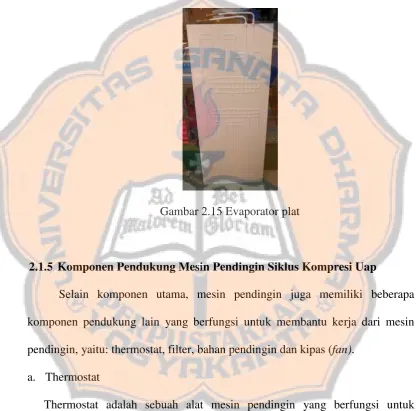 Gambar 2.15 Evaporator plat 