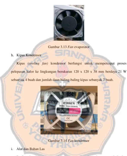 Gambar 3.13 Fan evaporator 