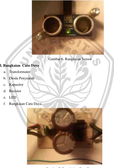 Gambar 7. Rangkaian Catu Daya 