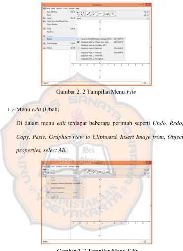 Gambar 2. 2 Tampilan Menu File 