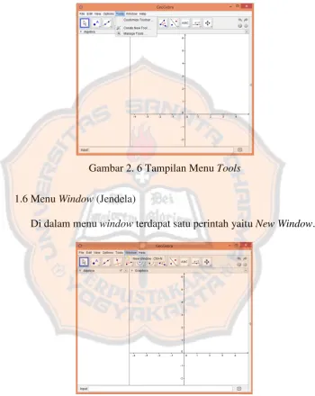 Gambar 2. 6 Tampilan Menu Tools 