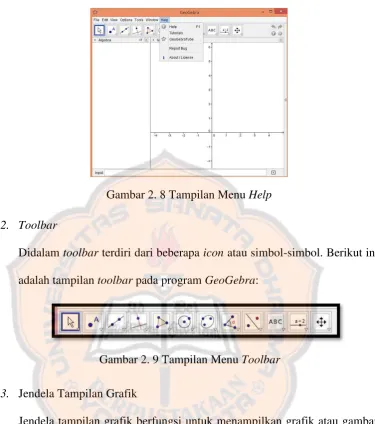 Gambar 2. 8 Tampilan Menu Help 