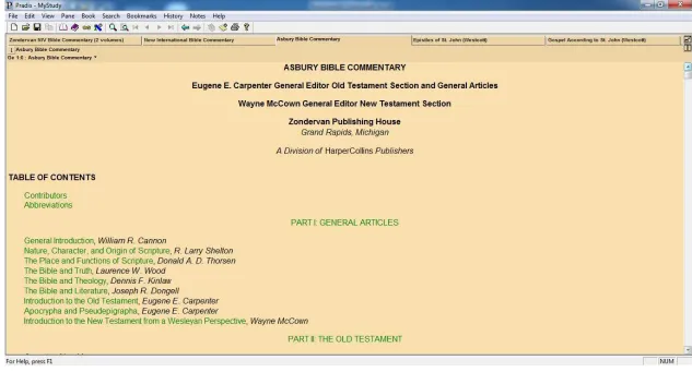 Gambar 10. Asbury Bible Commentary 