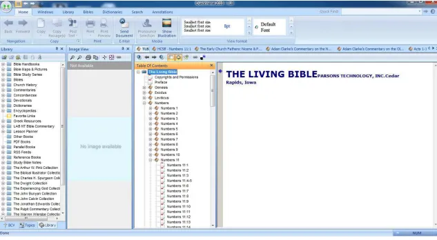 Gambar 1. The Living Bible  