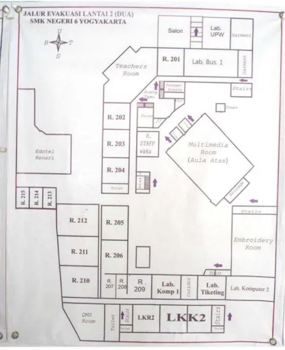 Gambar 2. Denah Ruang Lantai 2 