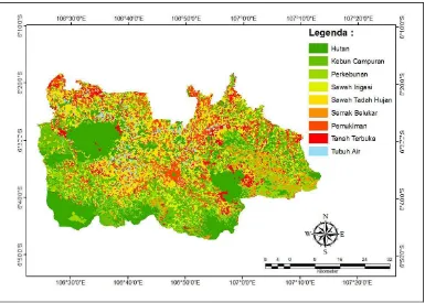 Gambar 1. Kadar KOT Lapisan Atas Tanah (0-20 cm) Wilayah Bogor. (a) Data Arsip Tahun 