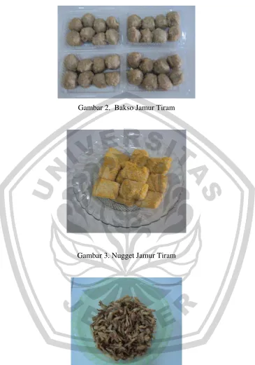 Gambar 2.  Bakso Jamur Tiram 