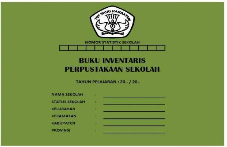 Gambar 4 :Buku Inventaris Sumber: Perpustakaan Sekolah SMA Negeri 1 Bangun Purba Kabupaten Deli Serdang, 2014 