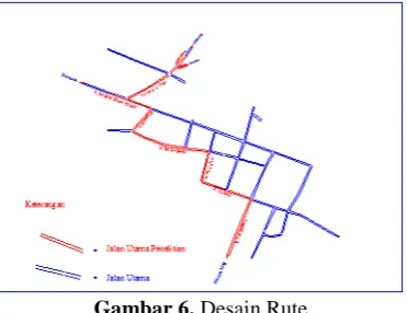 Gambar 6. Desain Rute 