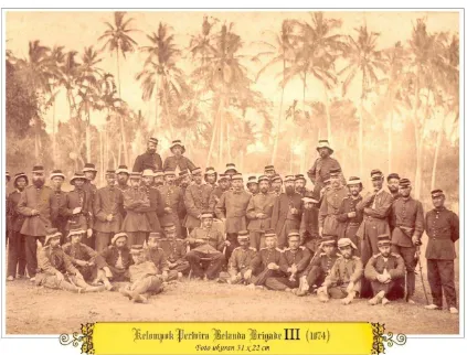 Gambar 6 Perwira Belanda di Brigade III (1874) 