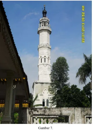 Gambar 7. Menara Masid Raya Al-Mashun 
