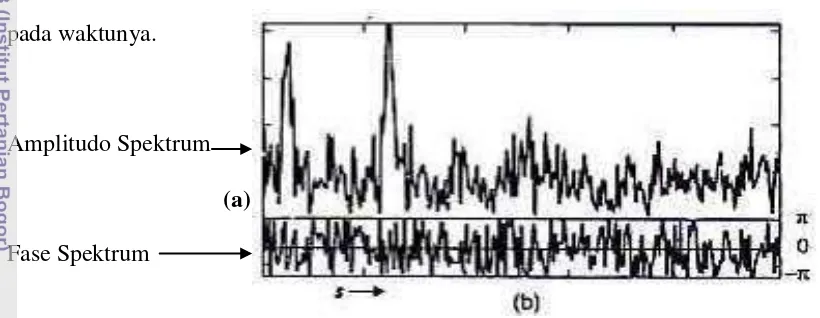 Gambar 5.  Amplitudo dan Fase Spektrum (Castleman, 1996). 