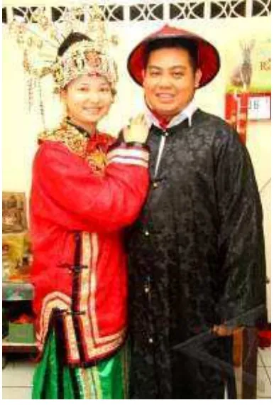 Gambar 06. Pakaian pengantin peranakan Tionghoa di Tangerang 