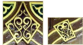 Gambar 64: Ornamen “Daun Pakis” Pada Mimbar Utama Masjid 