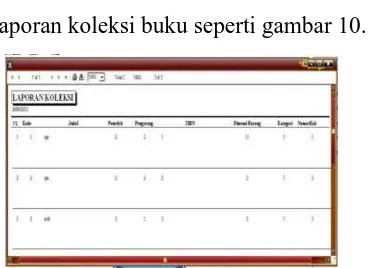 Gambar 13 Halaman cetak kartu anggota 