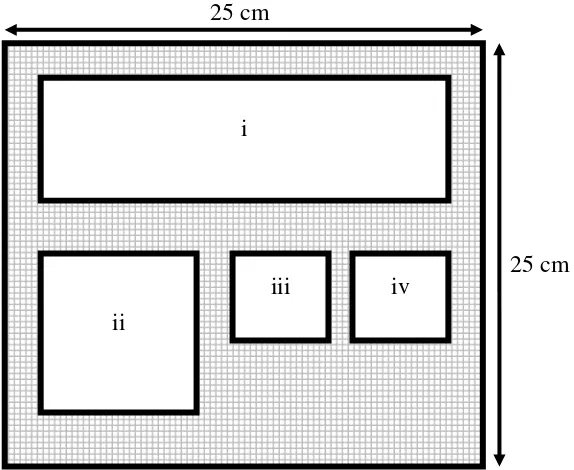 Gambar 2.  Pola pemotongan untuk contoh uji fisis dan mekanis papan 