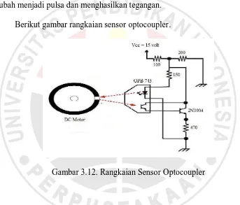 Gambar 3.12. Rangkaian Sensor Optocoupler 