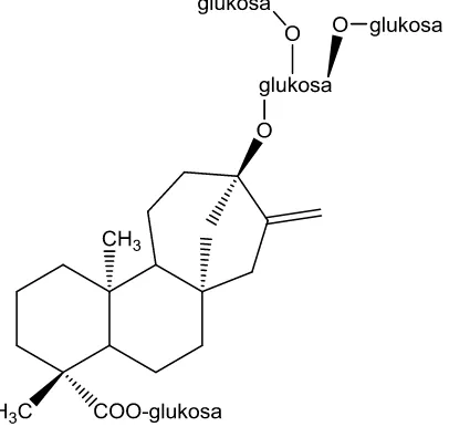 Gambar 6. Struktur Molekul Rebausida 