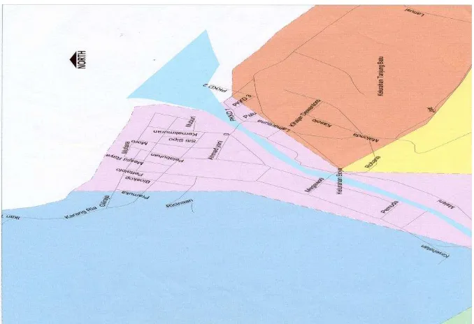 Gambar 1. Peta Wilayah Kota Donggala 