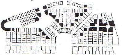 Gambar 16. Blok hitam pada gambar merupakan private land tipe VIII. Sumber, Mohney:1991 